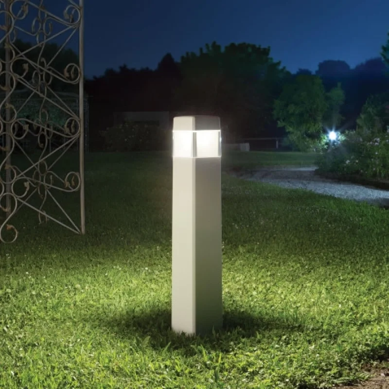 Bollard Lights Cosmo PT1 BIG 187884 – Ideal Lux garden bollard in grey, 1X15W, IP44