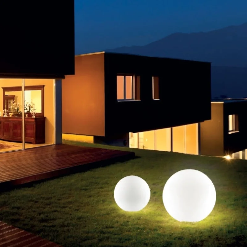 Sole PT1 Sm 191638 – Ideal Lux garden luminaire in opal, 1X60W, IP:44