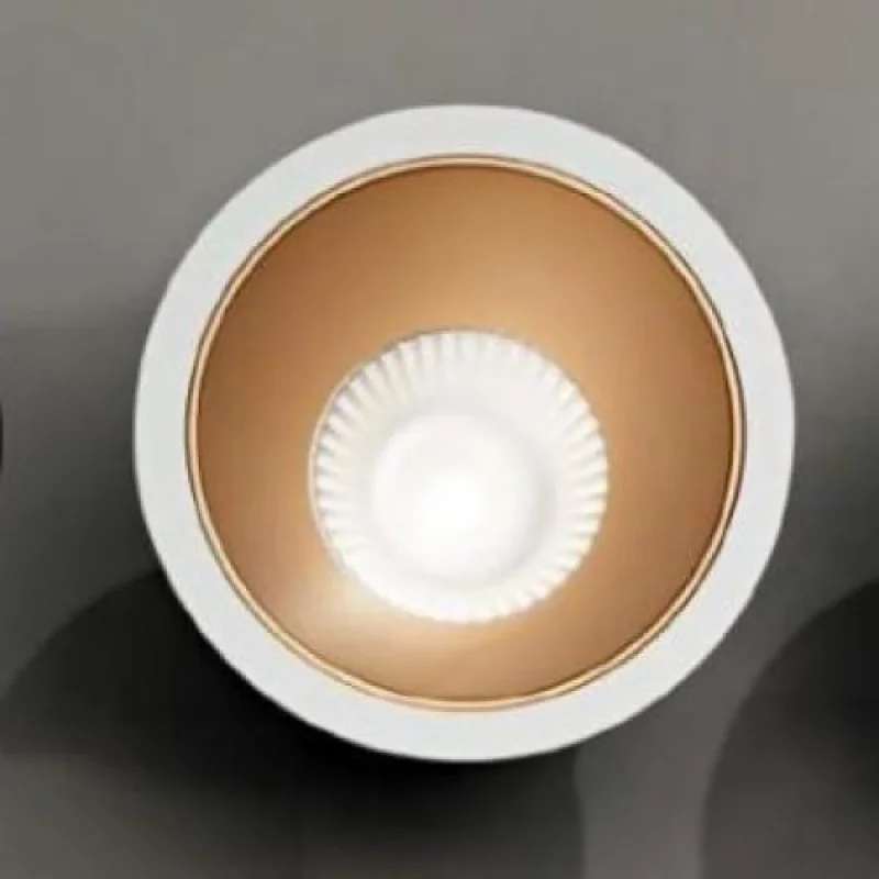 Game ROUND 192307 – Ideal Lux LED downlight for recessed mounting in white, 11W, 3000K, IP20