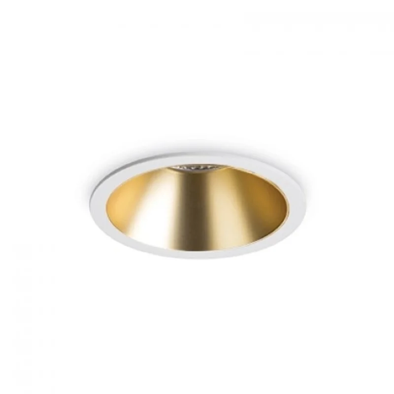 Recessed Downlights Game ROUND 192307 – Ideal Lux LED downlight for recessed mounting in white, 11W, 3000K, IP20