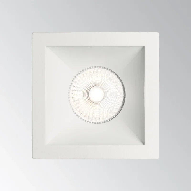 Game SQUARE 192376 – Ideal Lux LED downlight for recessed mounting in white, 11W, 3000K, IP20