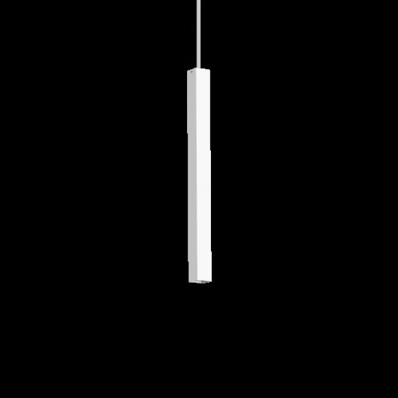 LED пендели и полилеи Ultrathin SP1 SMALL SQUARE 194189 – Ideal Lux LED пендел в матово бял, 12W, 3000K, IP20