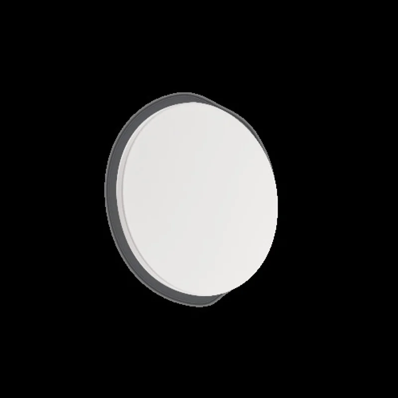 Стенно осветление (аплици) Cover AP1 ROUND SMALL BIANCO 195704 – Ideal Lux LED аплик в бял, 9W, 3000K, IP20