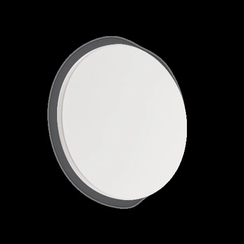 Wall Lights Cover AP1 ROUND BIG BIANCO 195711 – Ideal Lux LED wall light in white, 11W, 3000K, IP20