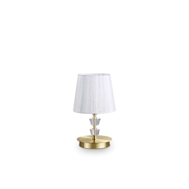 Table Lamps Pegaso TL1 SMALL OTTONE 197753 – Ideal Lux table lamp in satin brass, 1X40W, IP20