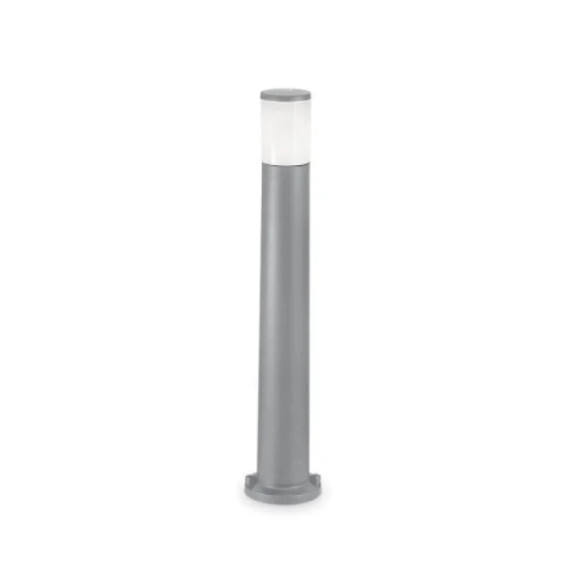 Външни стоящи лампи Atena PT1 198637 – Ideal Lux градински стълб в сив, 1X23W, IP55