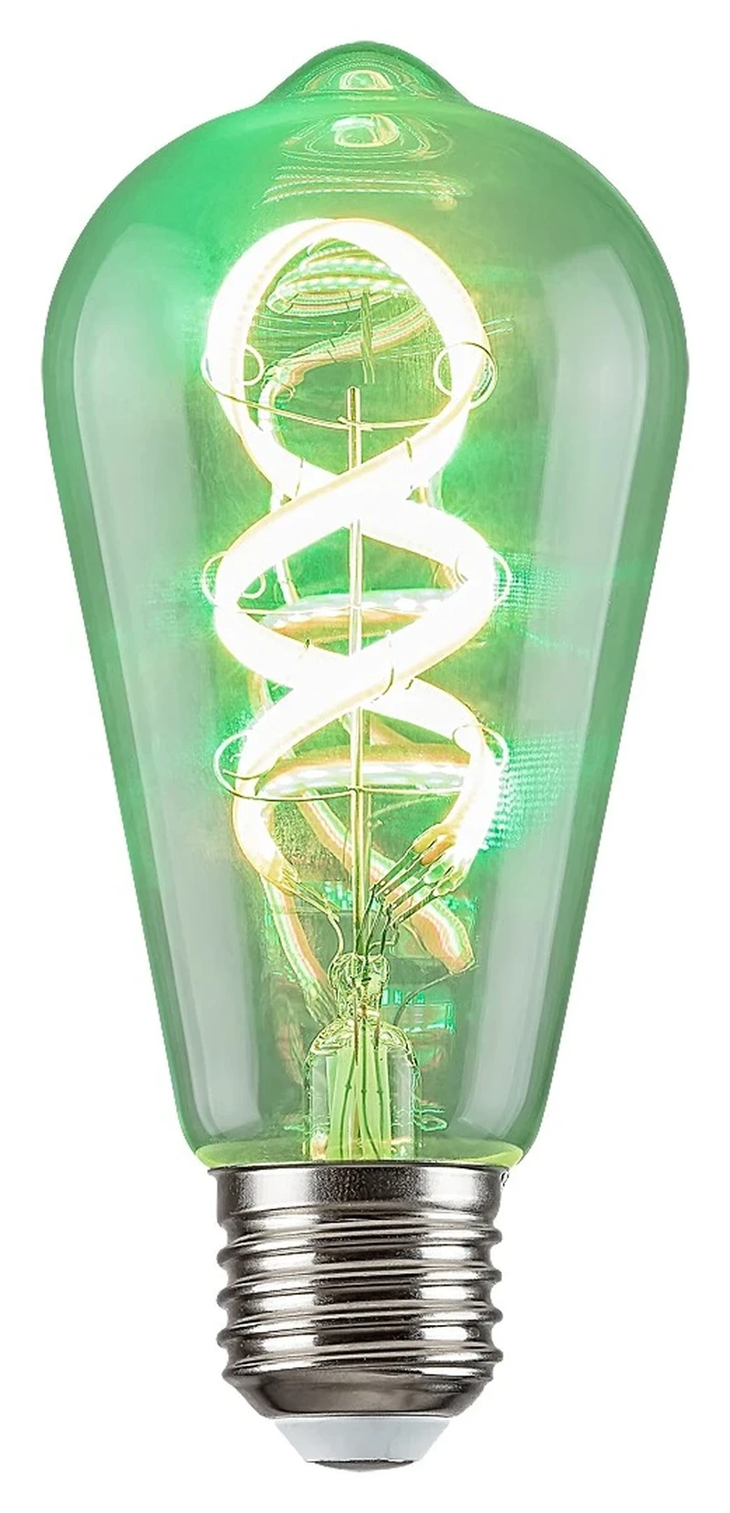 Filament-LED – WiFi LED bulb ST64 clear, Ø60mm, 4W, 2700K, RGB, dimmable