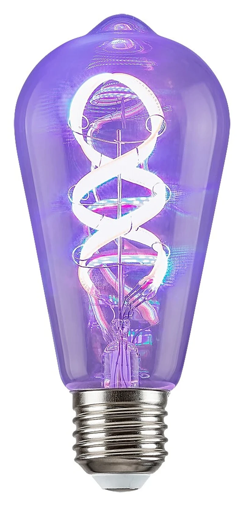 Filament-LED – WiFi LED bulb ST64 clear, Ø60mm, 4W, 2700K, RGB, dimmable