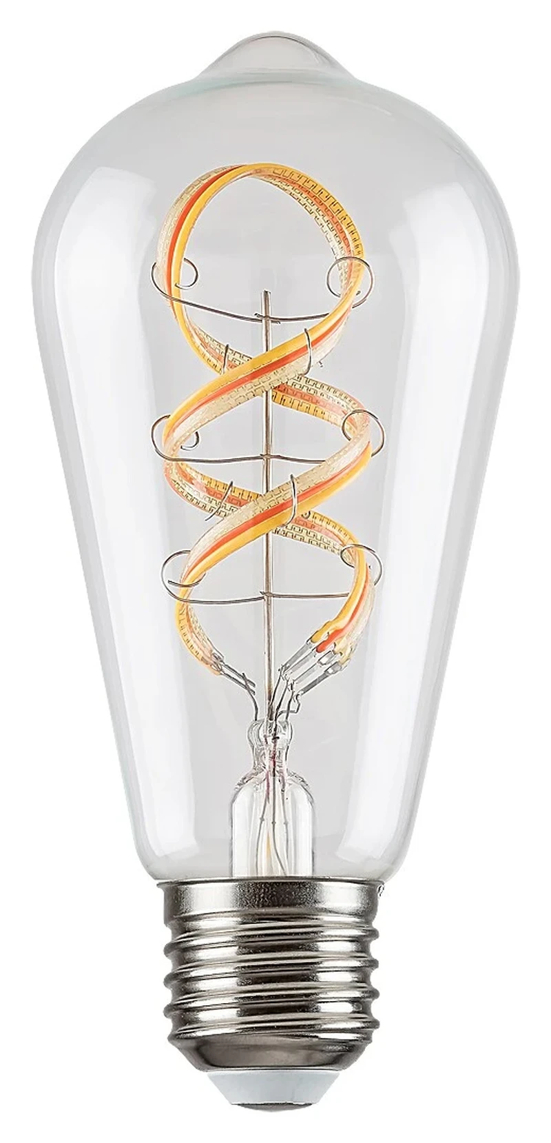 Filament-LED – WiFi LED bulb ST64 clear, Ø60mm, 4W, 2700K, RGB, dimmable