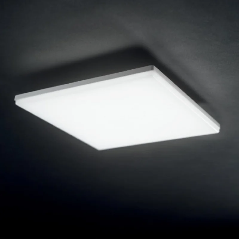 Mib PL1 SQUARE 202921 – Ideal Lux LED фасаден плафон в бял, 18W, 4000K, IP65