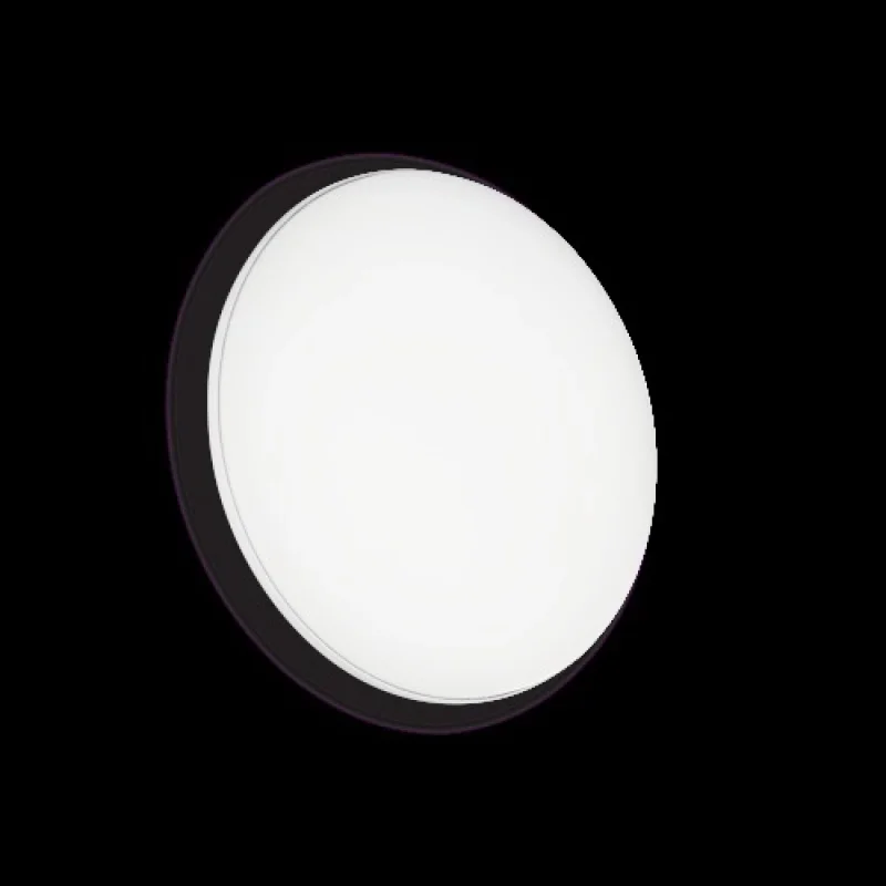 Външни таванни лампи (плафони) Mib PL1 ROUND 202945 – Ideal Lux LED фасаден плафон в бял, 18W, 4000K, IP65