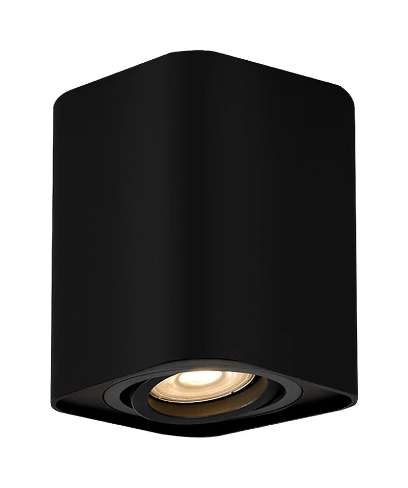 Kobald – LED спот за вграждане в черен мат, 90×90мм, GU10, IP20