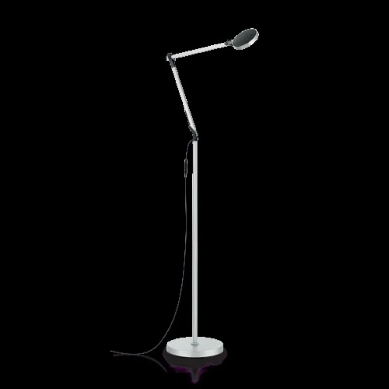 Floor Lamps Futura PT1 ALLUMINIUM 204956 – Ideal Lux LED floor lamp in aluminium, 10W, 4000K, IP20