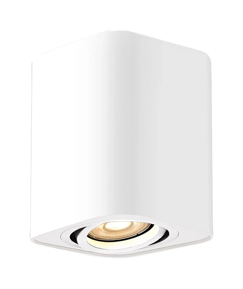 Kobald – LED спот за вграждане в бял мат, 90×90мм, GU10, IP20