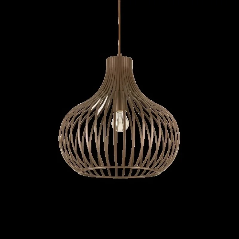 Pendant Lights Onion SP1 D38 205298 – Ideal Lux pendant in brown, 1X60W, IP20