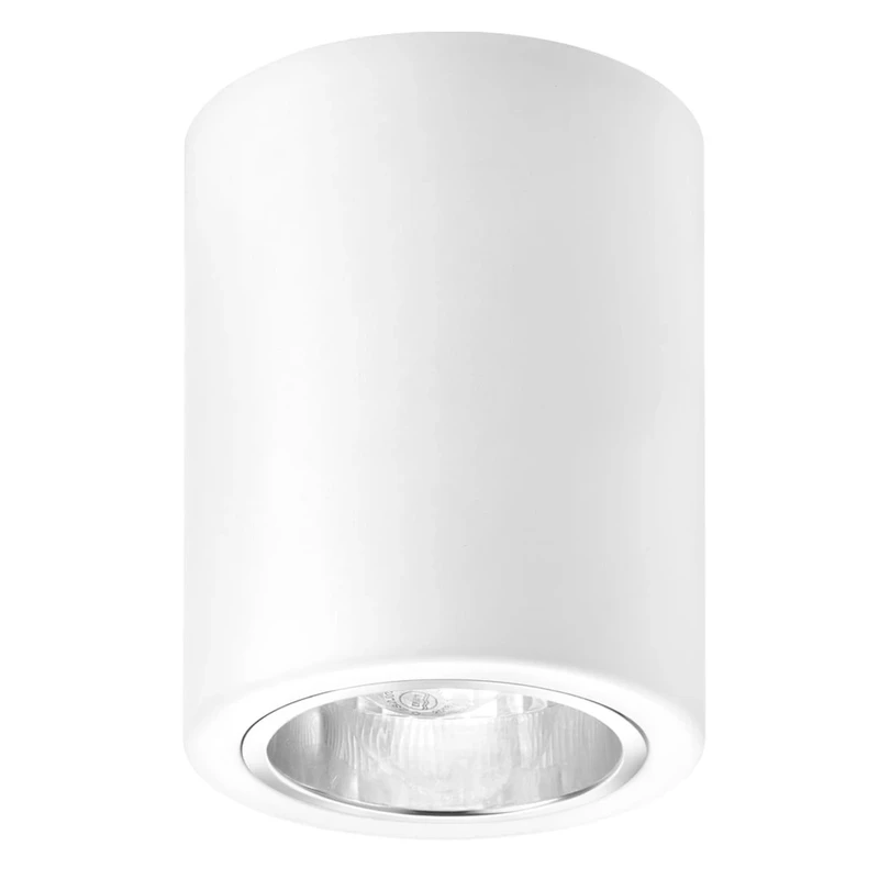 Ceiling Lights Kobald – minimalist ceiling light in white matt, Ø90mm, 1×E27