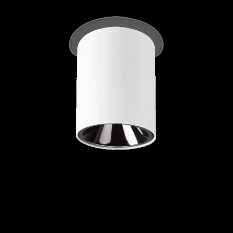 Outdoor Downlights Nitro 205977 – Ideal Lux LED downlight for outdoor mounting in white, 1X15W, 3000K, IP20