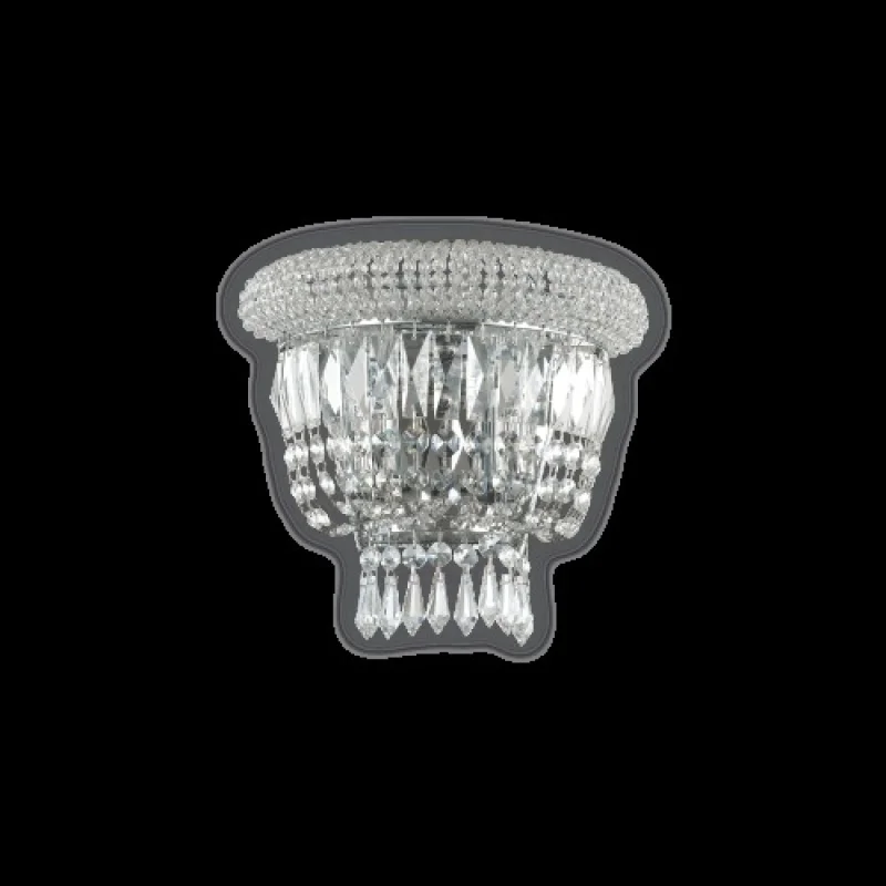 Wall Lights Dubai AP2 CROMO 207155 – Ideal Lux wall light in chrome, 2X40W, IP20