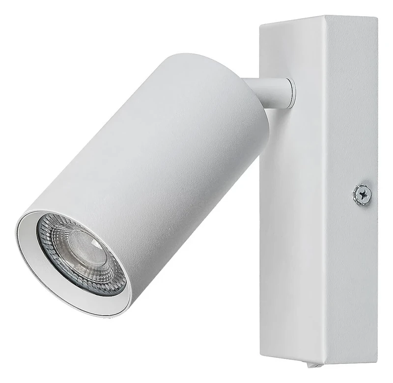 Спотове Solo – минималистичен LED спот в бяло, Ø55мм, 1×GU10, с ключ