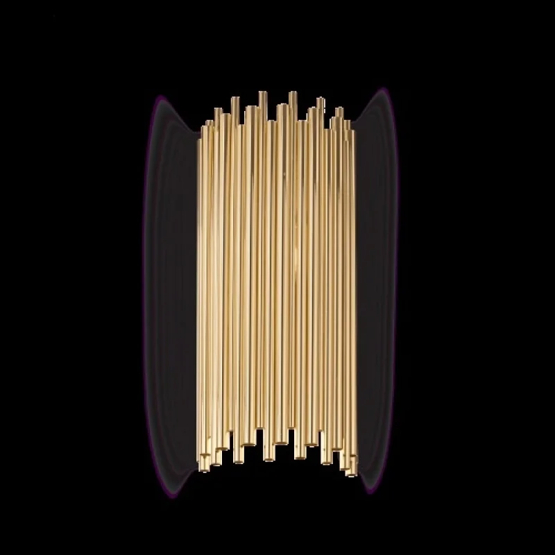 Стенно осветление (аплици) Pan AP2 208794 – Ideal Lux аплик в златист, 2X40W, IP20