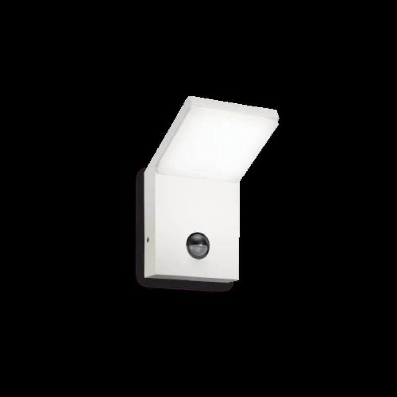 Външно стенно осветление Style AP SENSOR BIAN 209852 – Ideal Lux LED фасаден аплик в бял, IP54