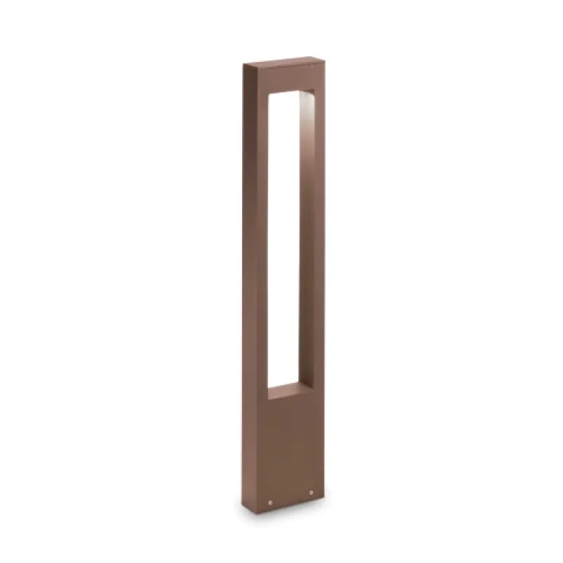 Външни стоящи лампи Vega PT1 COFFEE 213361 – Ideal Lux градински стълб в кафе, 1x15W, IP44