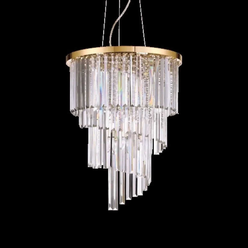 Pendant Lights Carlton SP12 ORO 213521 – Ideal Lux pendant in gold, 12X40W, IP20