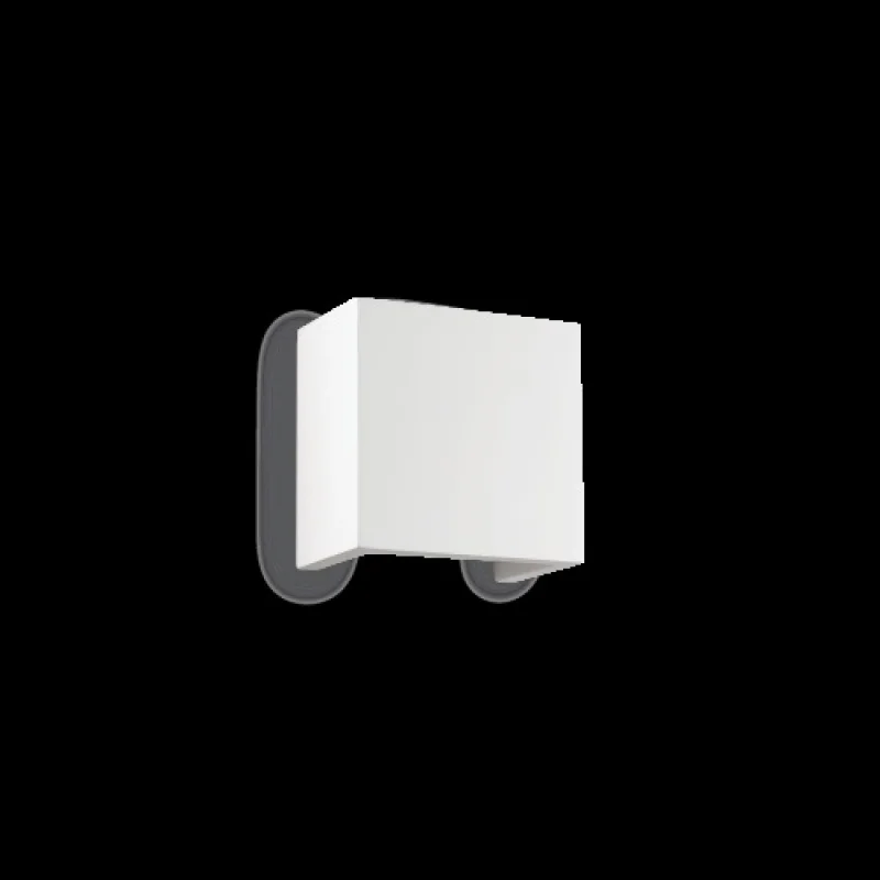 Стенно осветление (аплици) Flash GESSO AP1 214672 – Ideal Lux аплик в бял, 1X40W, IP20