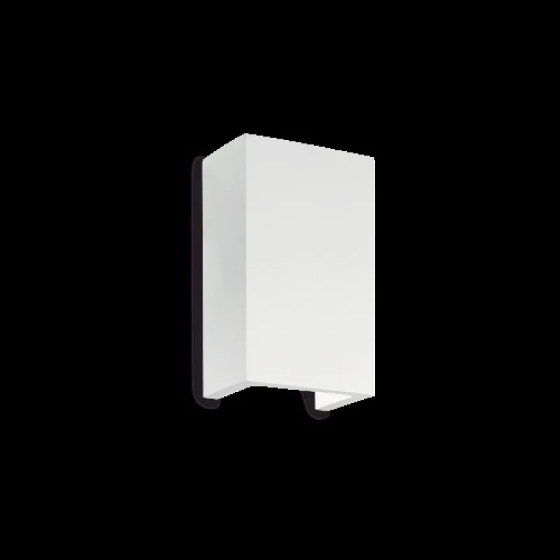 Стенно осветление (аплици) Flash GESSO AP1 214689 – Ideal Lux аплик в бял, 1X40W, IP20
