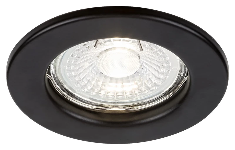 Spot Relight – вградена спот луна в черен мат, Ø80мм, 1×GU5.3, IP20