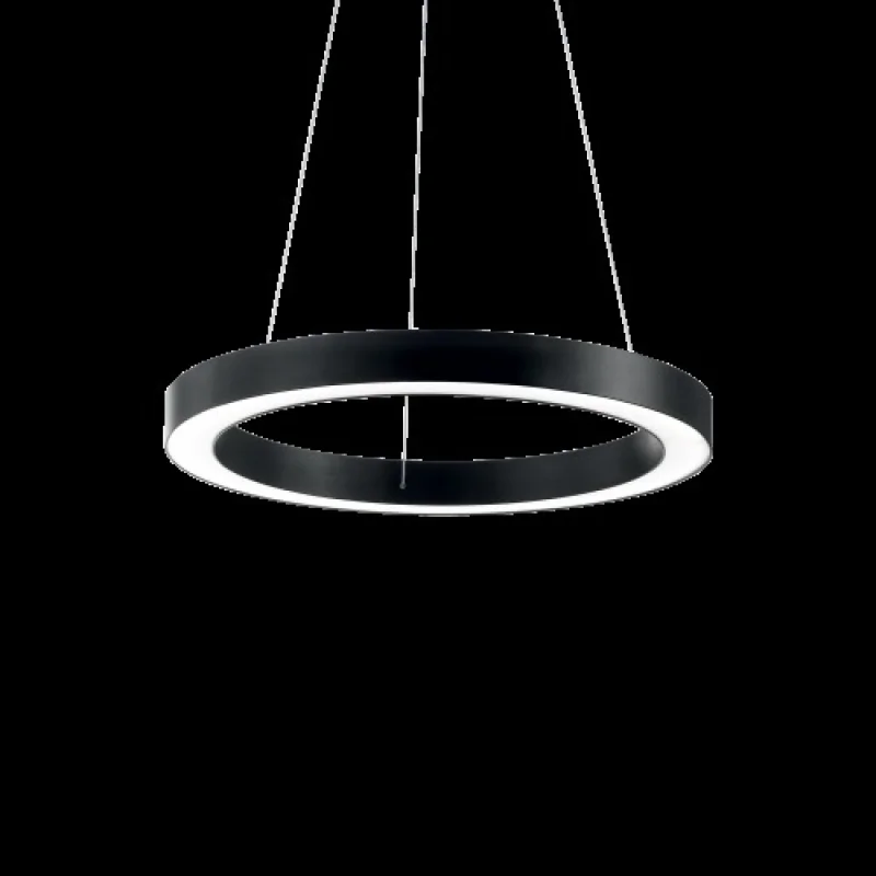 LED Pendants & Chandeliers Oracle SP1 D50 BLACK 222097 – Ideal Lux LED pendant in black, 25W, 3000K, IP20