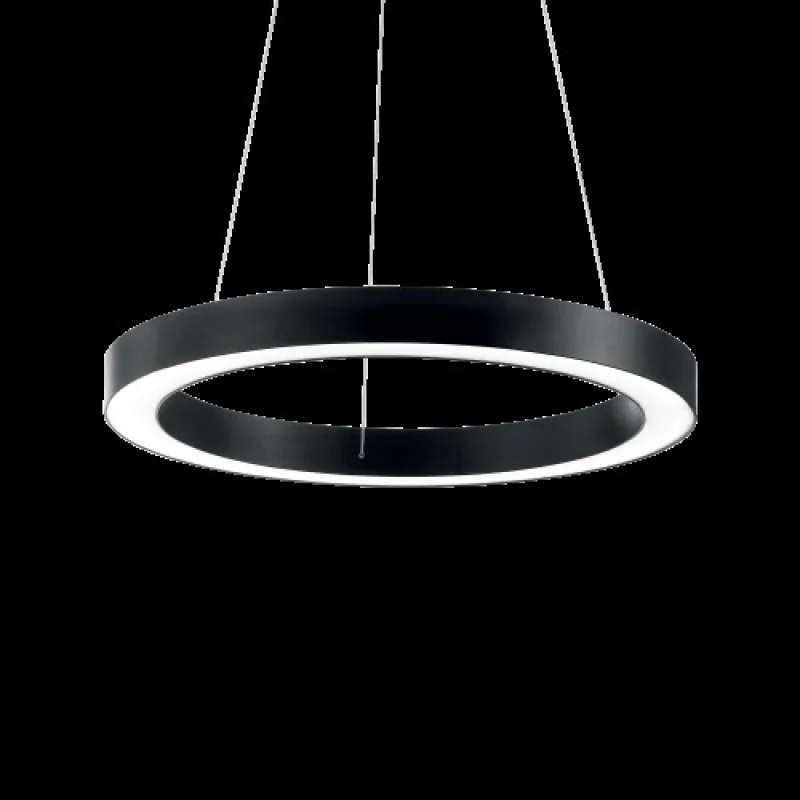 LED Pendants & Chandeliers Oracle SP1 D70 BLACK 222110 – Ideal Lux LED pendant in black, 40W, 3000K, IP20