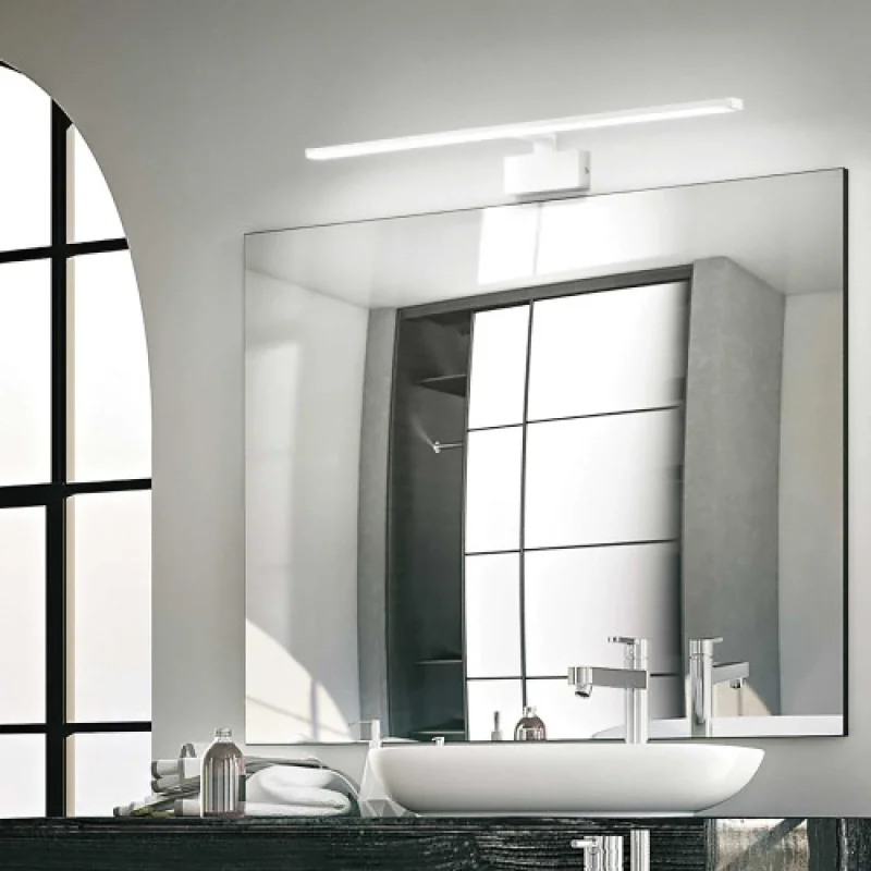 Alma AP 12W BIANCO 224985 – Ideal Lux LED wall light for bathroom in white, 12,5W, 3000K, IP20