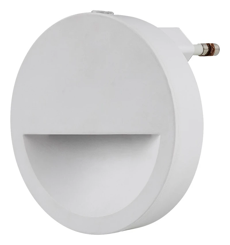Pumpkin – LED night lamp with sensor in white, Ø65mm, 0.5W, 3000K