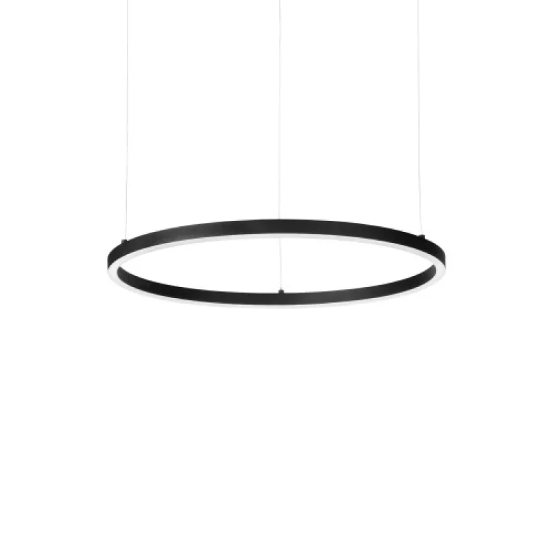 Oracle SLIM SP D50 ROUND BK 229492 – Ideal Lux LED пендел в матово черен, 30W, 3000K, IP20