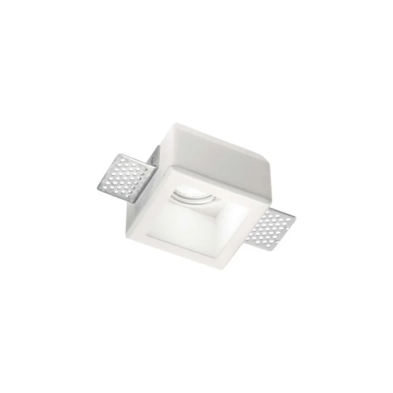 Луни за вграждане Samba FI SQUARE D55 229997 – Ideal Lux луна за вграждане в бял, 1X35W, IP20