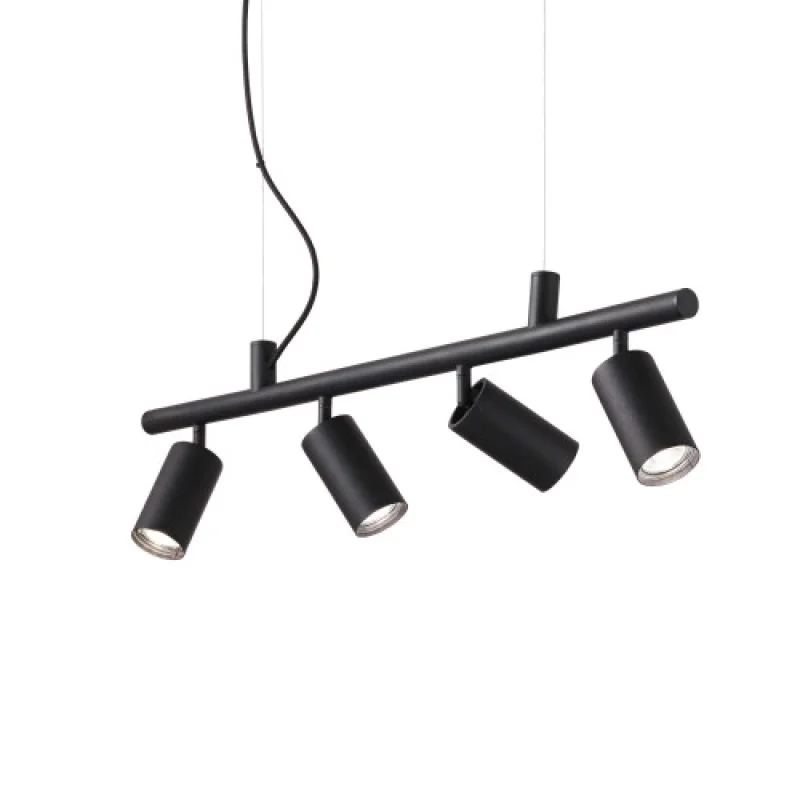 Pendant Lights Dynamite SP4 BLACK 231341 – Ideal Lux pendant in black, 4X28W, IP20