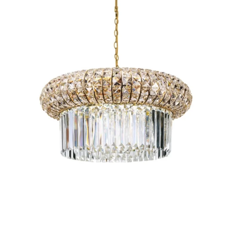 Nabucco SP12 237794 – Ideal Lux пендел в златист, 12X40W, IP20