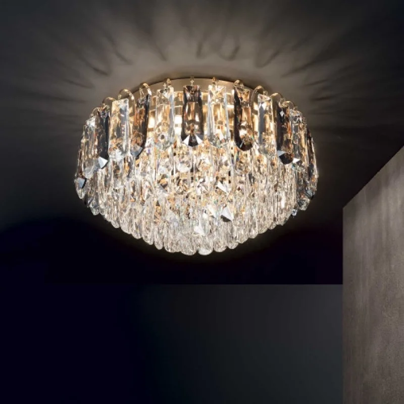 Плафони Magnolia PL7 241296 – Ideal Lux плафон в златист, 7X15W, IP20