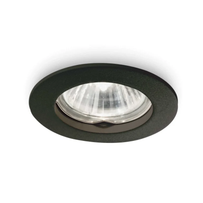 Луни за вграждане Jazz FI NERO 243818 – Ideal Lux луна за вграждане в черен, 1X50W, IP20