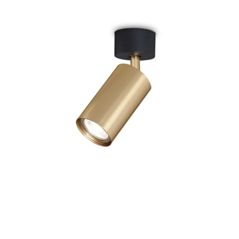 Спотове Dynamite PL1 BRASS 244662 – Ideal Lux спот в черен, 1X28W, IP20