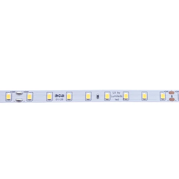 LED ленти 24V 24488040LHS – ACA LED лента, 5 м, 4,8 W/m, 4000K, 24V DC, IP65