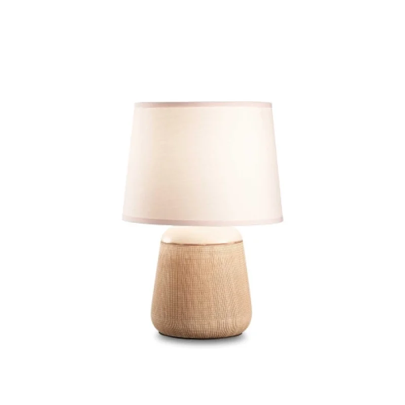 Настолни лампи Kali'-2 TL1 245331 – Ideal Lux настолна лампа в бежов, 1X40W, IP20