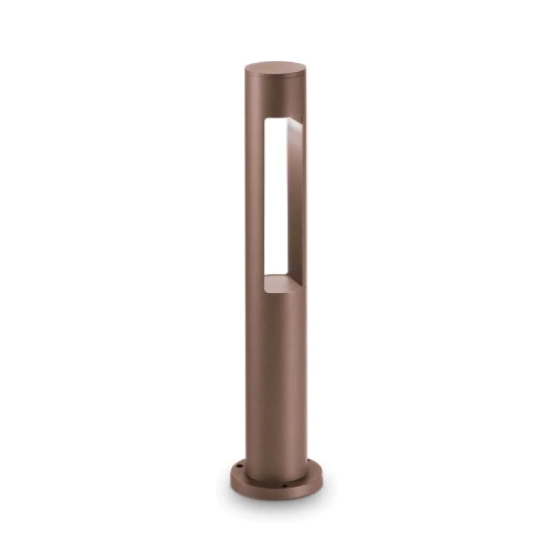 Външни стоящи лампи Acqua PT1 COFFEE 246918 – Ideal Lux градински стълб в кафе, 1x15W, IP 44