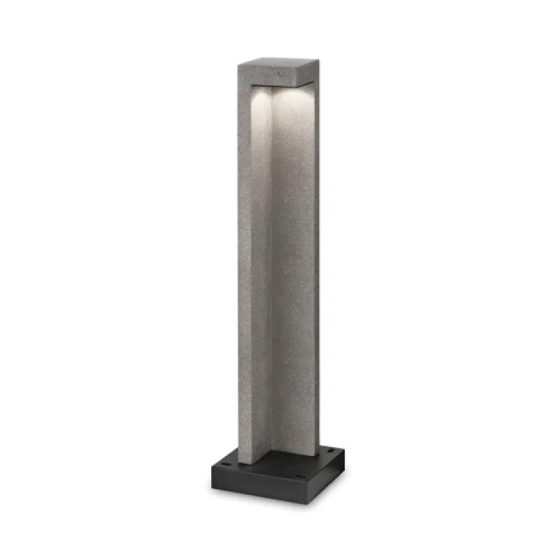 Bollard Lights Titano PT D74 3000 246987 – Ideal Lux LED garden bollard in matt black, IP55