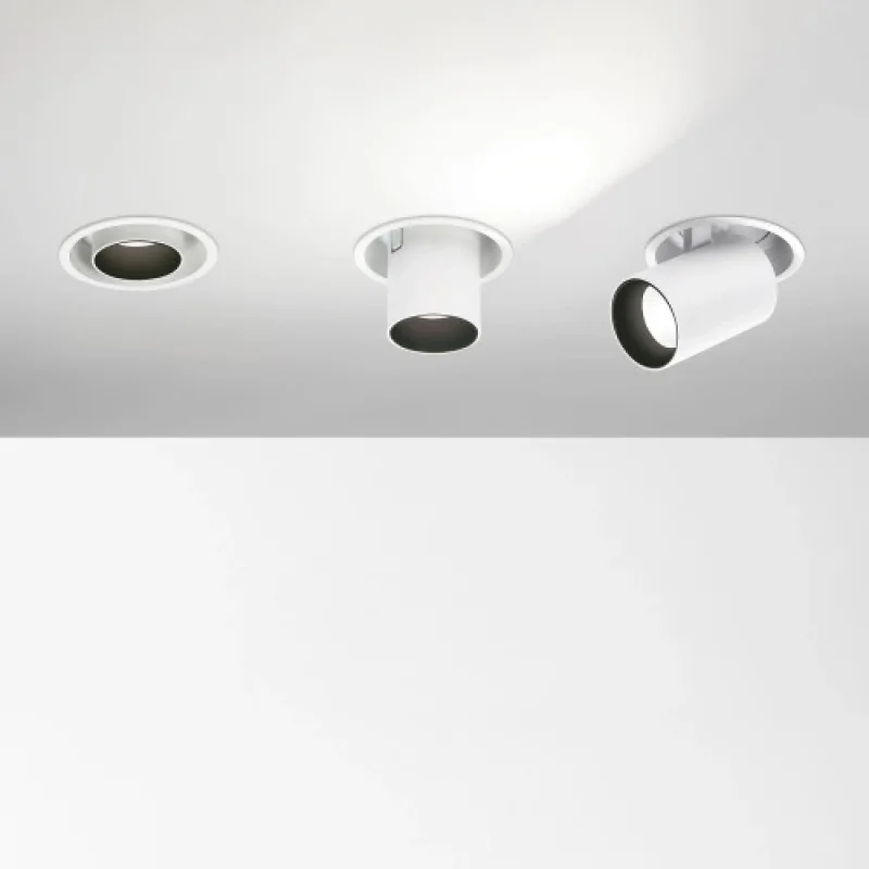 Nova FI 12W 3000 248165 – Ideal Lux LED луна за вграждане в матово бял, 12W, 3000K, IP20