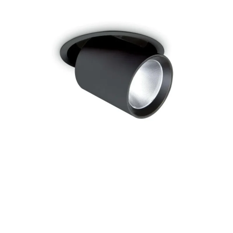 Recessed Downlights Nova FI 30W 3000 248196 – Ideal Lux LED downlight for recessed mounting in matt black, 30W, 3000K, IP20