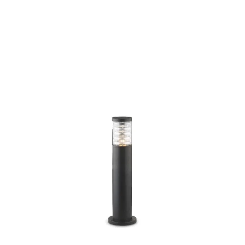Bollard Lights Tronco PT1 H40 NERO 248295 – Ideal Lux garden bollard in black, 1x60W, IP44