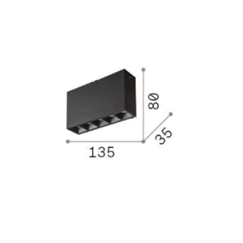 Lika SURFACE 248530 – Ideal Lux LED луна за външен монтаж в бял, 12,5W, 3000K, IP20