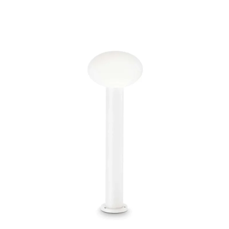 Външни стоящи лампи +145068 CLIO PT1 WHITE 249469 – Ideal Lux градински стълб в бял, 1x42W, IP44